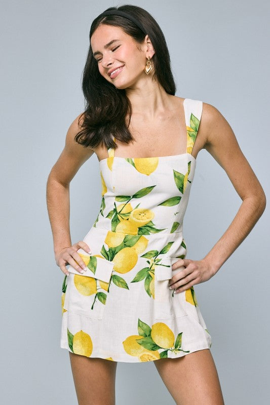 Lemon Skort Dress