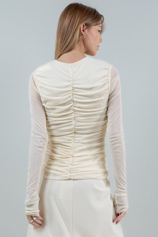 Stretchy Mesh Top
