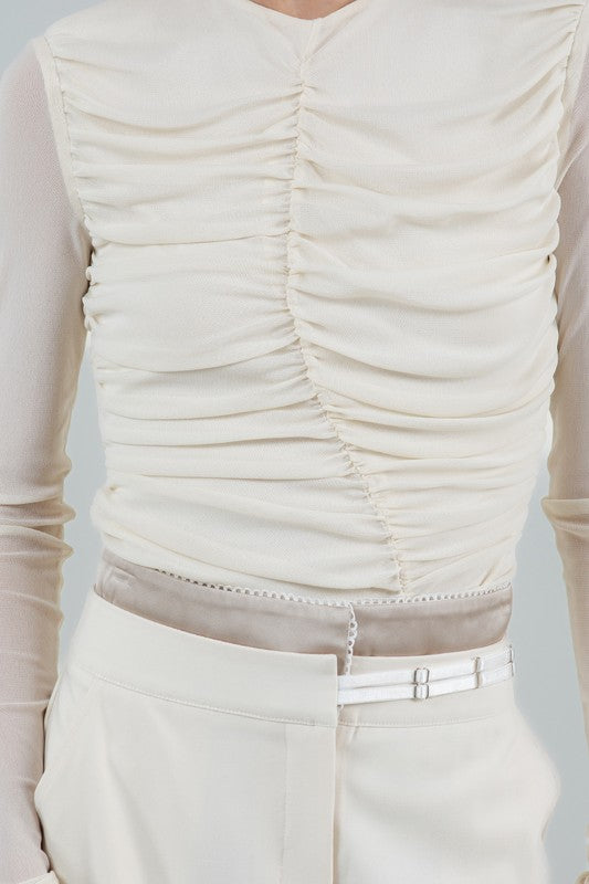Stretchy Mesh Top