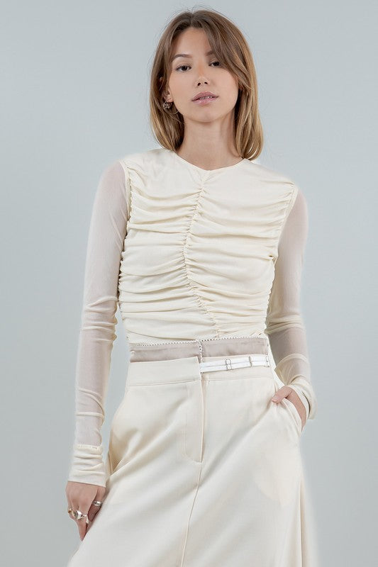 Stretchy Mesh Top