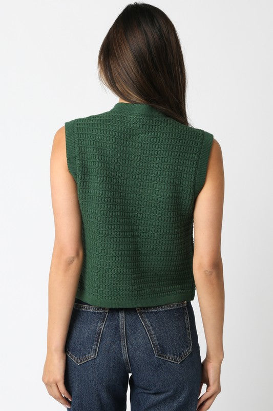 Button Knit Top