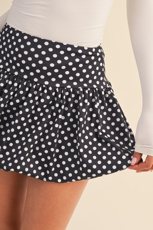 Polka Dots Skort