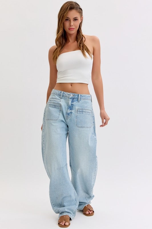 Baggy Long Barrel Jeans
