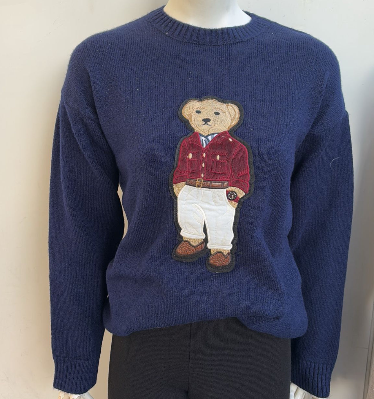 Navy Teddy Sweater
