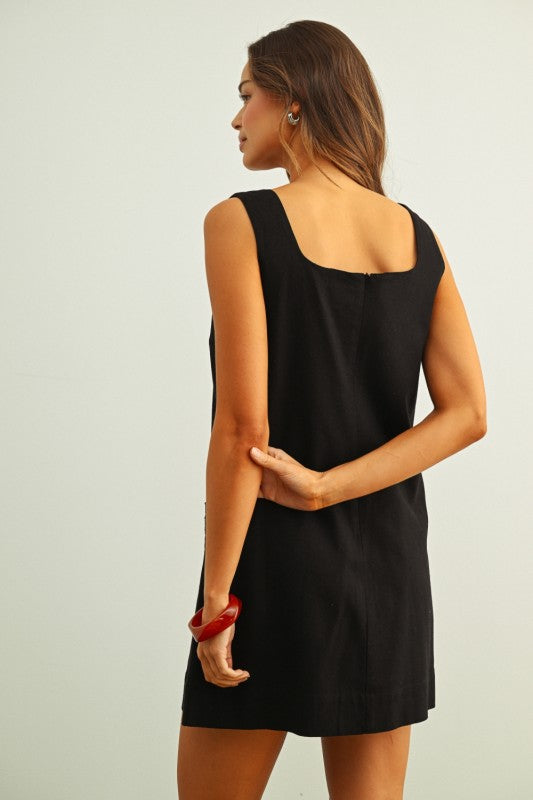 Square Neck Dress