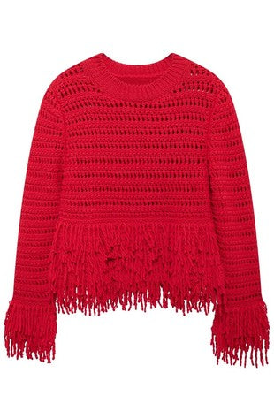 Tassels Sweater Top