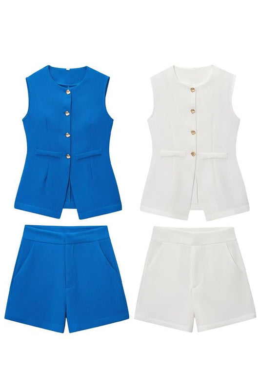 Blue Vest Set
