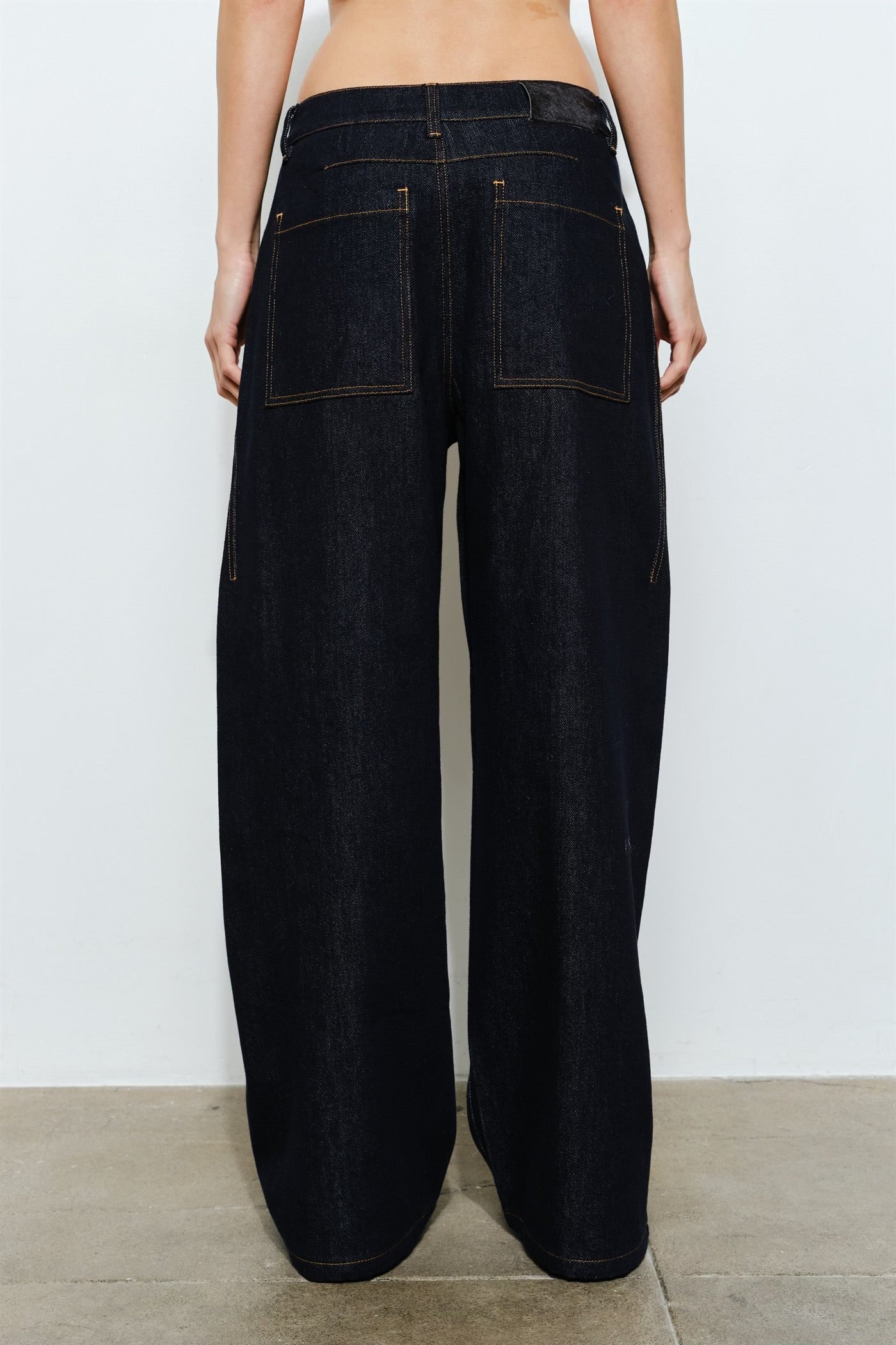 Wide Leg Dark Denim Jean