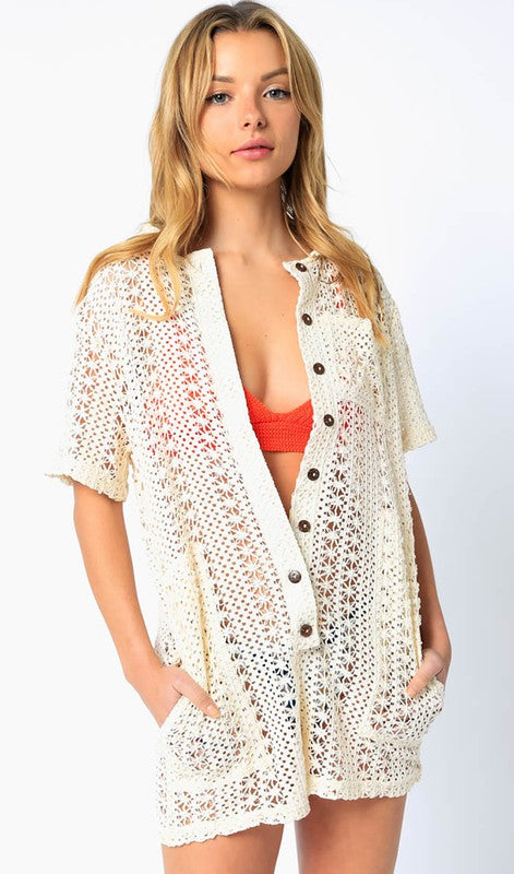 Crochet Cover Up Romper