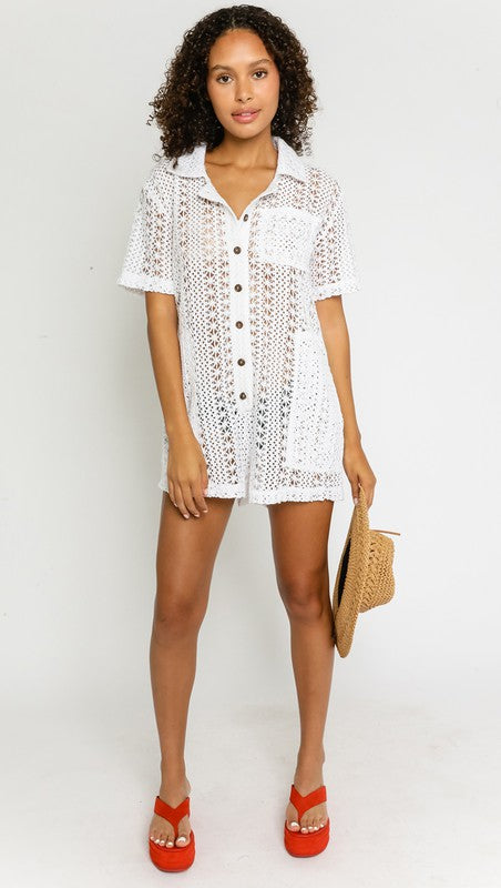 Crochet Cover Up Romper