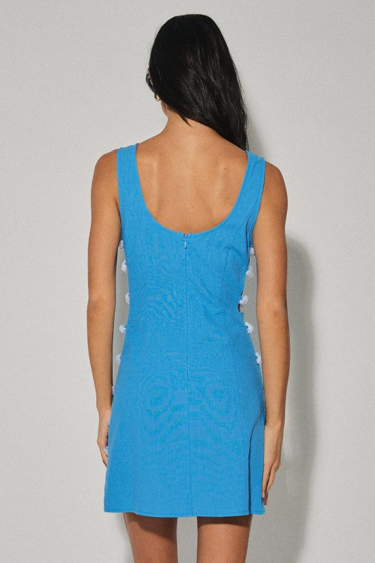 Linen Side Bead Dress