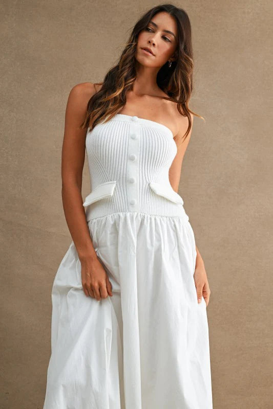 Strapless Maxi Dress