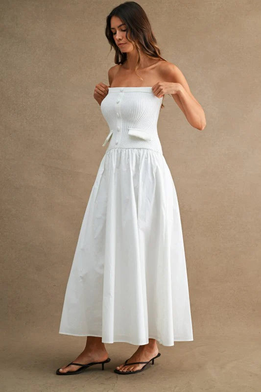 Strapless Maxi Dress