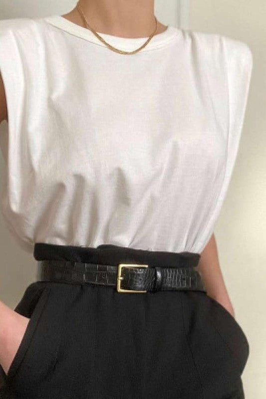 White Basic Top