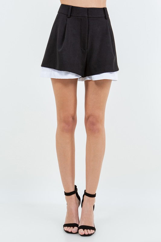 Contrast Panel Shorts