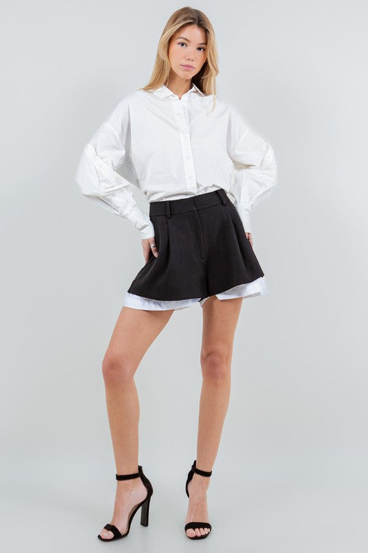 Contrast Panel Shorts