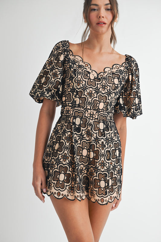 Lace Romper