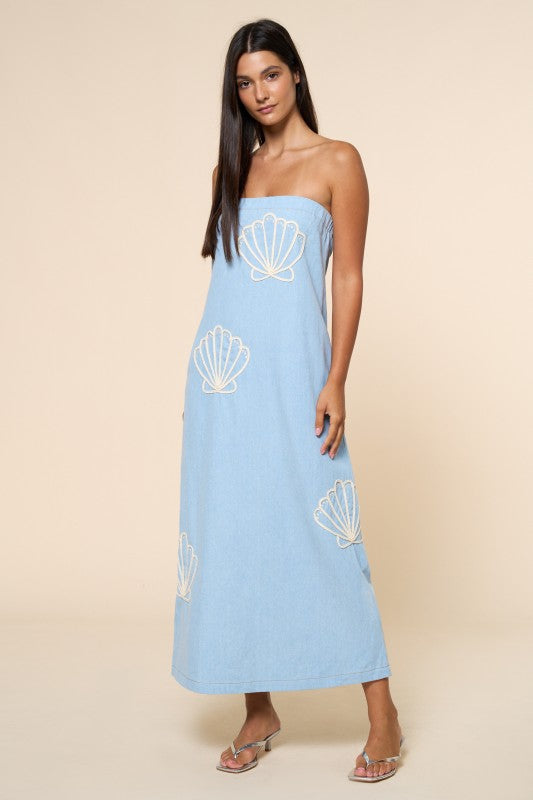 Light Denim Maxi