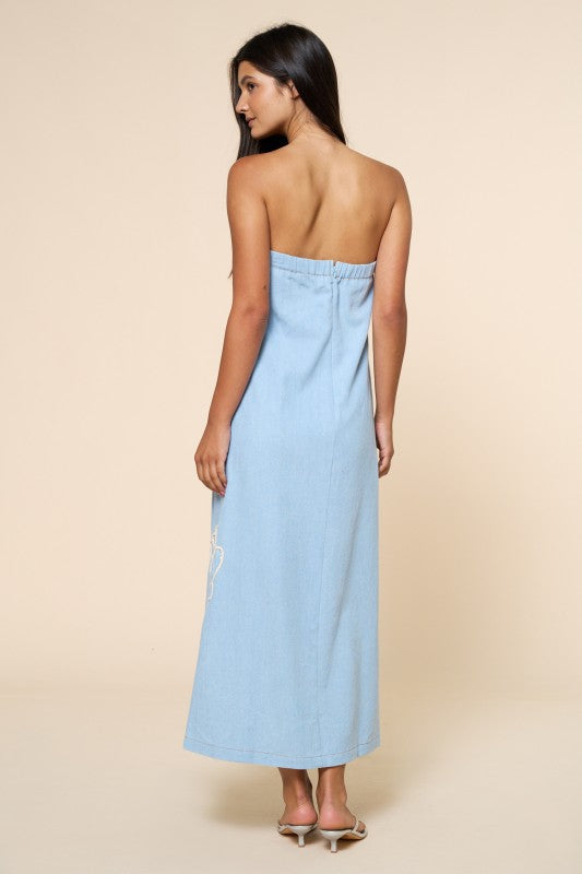 Light Denim Maxi