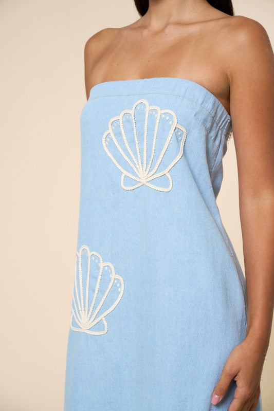 Light Denim Maxi