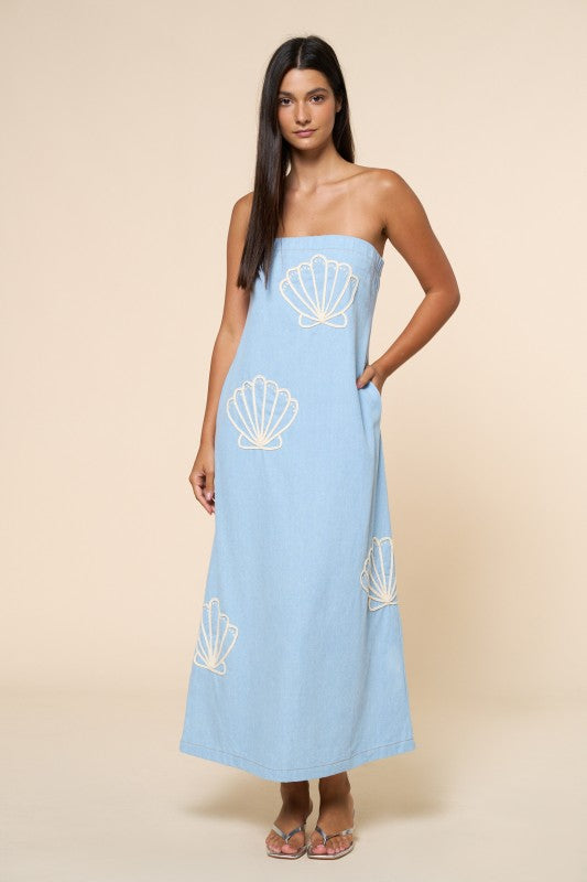 Light Denim Maxi