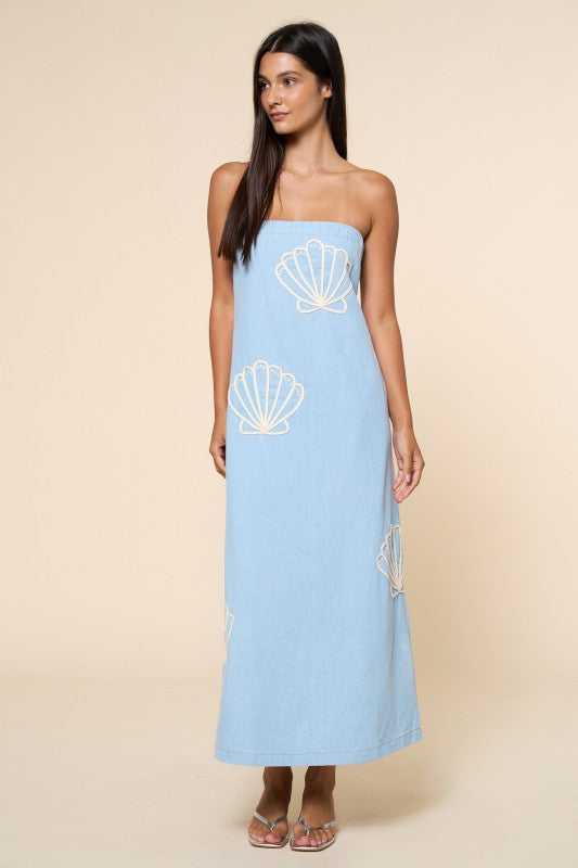 Light Denim Maxi