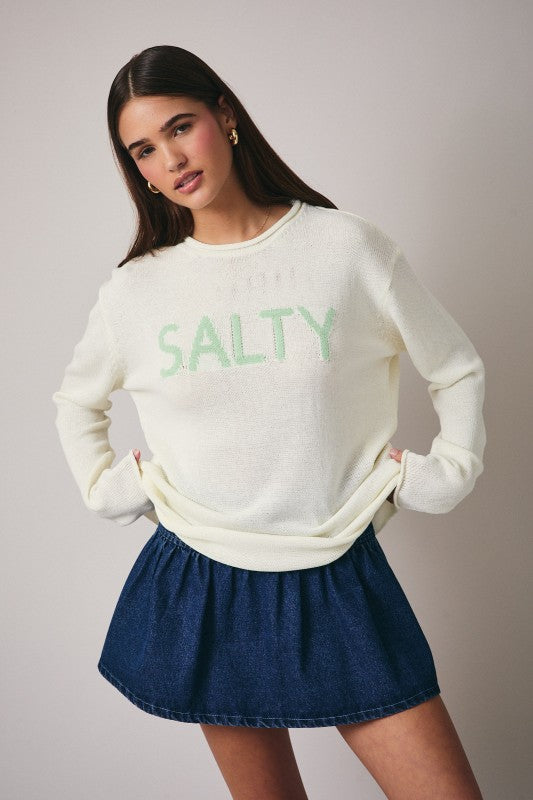 Salty Sweater Top