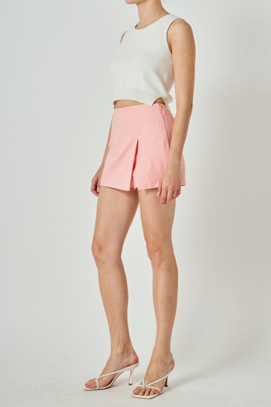 Slit Detail Skort