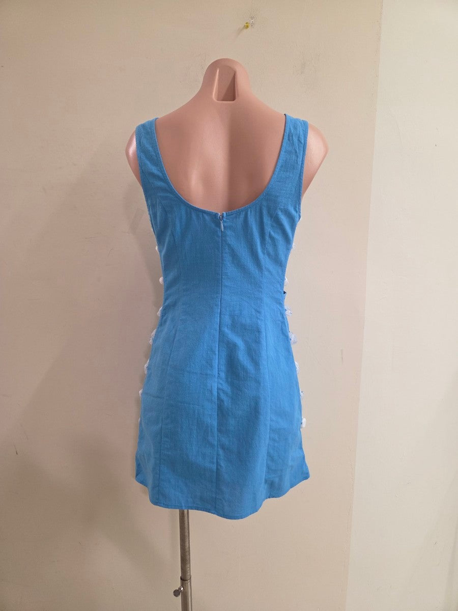 Linen Side Bead Dress