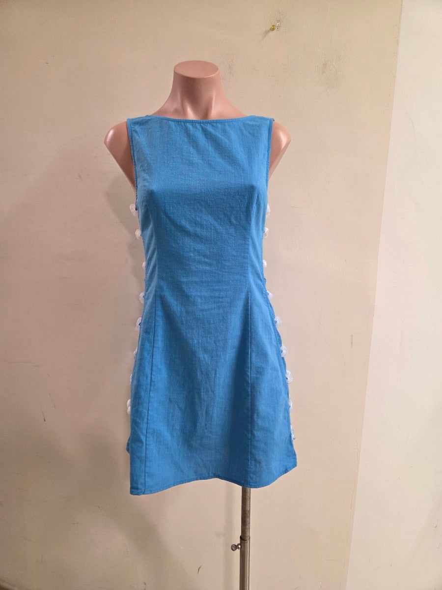 Linen Side Bead Dress