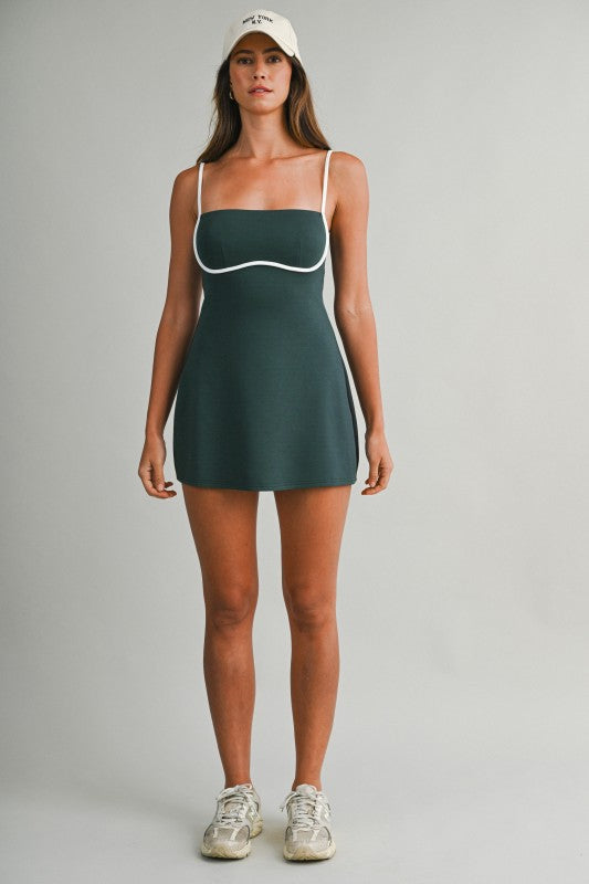 Green Skort Dress