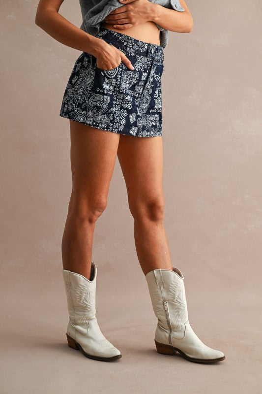 Paisley Skort