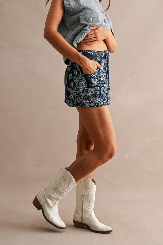 Paisley Skort