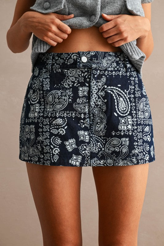 Paisley Skort