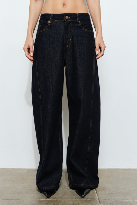Wide Leg Dark Denim Jean
