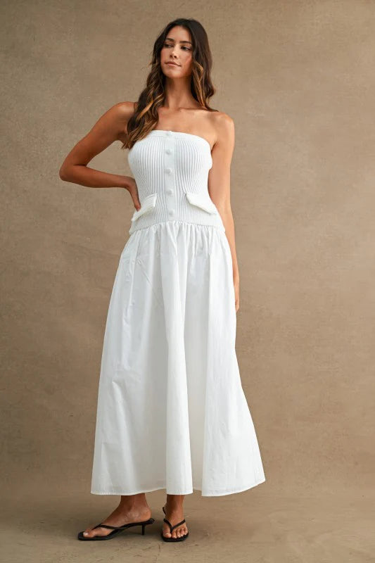 Strapless Maxi Dress