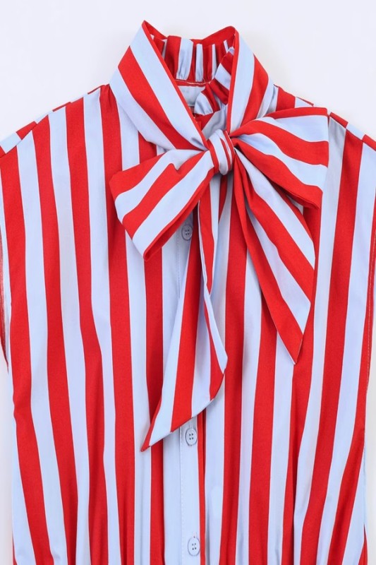 Red Striped Top