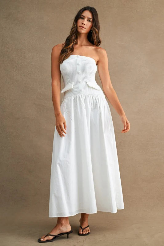 Strapless Maxi Dress