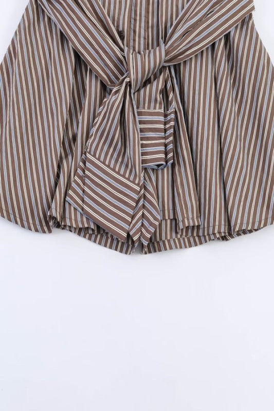 Stripe Skort