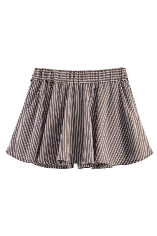 Stripe Skort