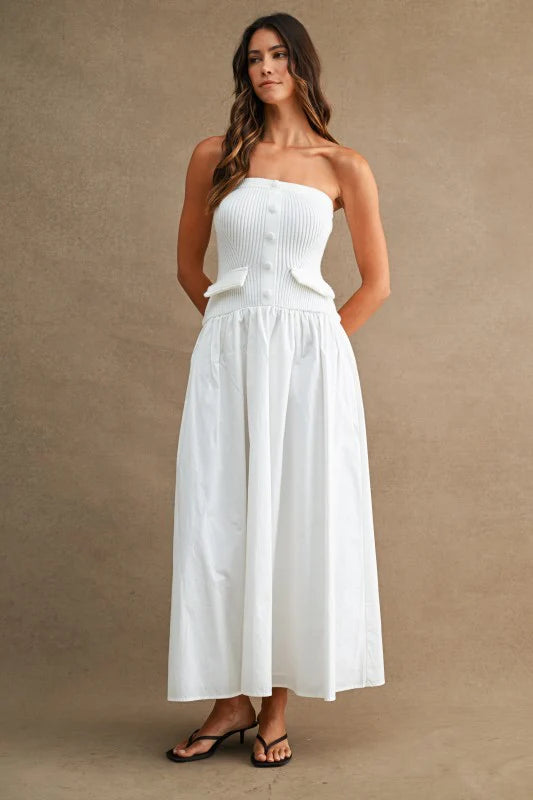 Strapless Maxi Dress