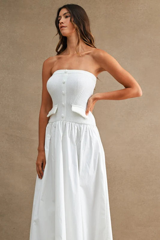 Strapless Maxi Dress