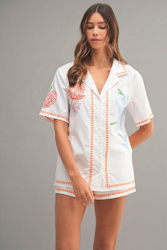 Embroidered Set