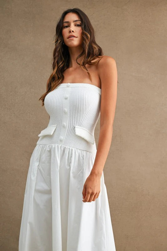 Strapless Maxi Dress