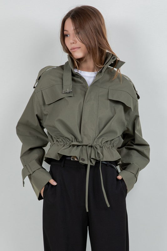 Utilitarian Woven Jacket