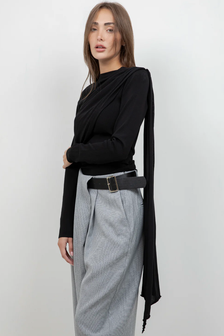Knitted Cape Top