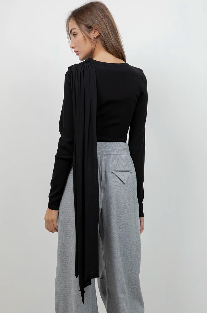 Knitted Cape Top