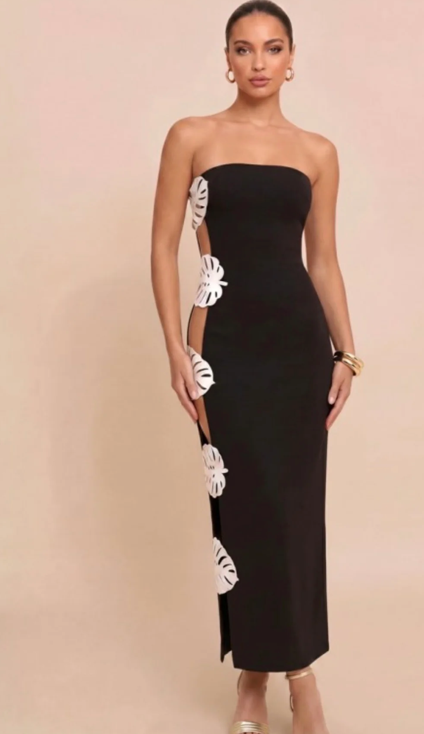 Palms Panel Dress
