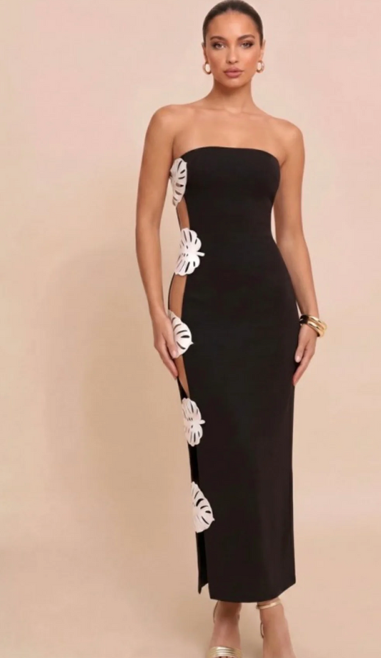 Palms Panel Dress