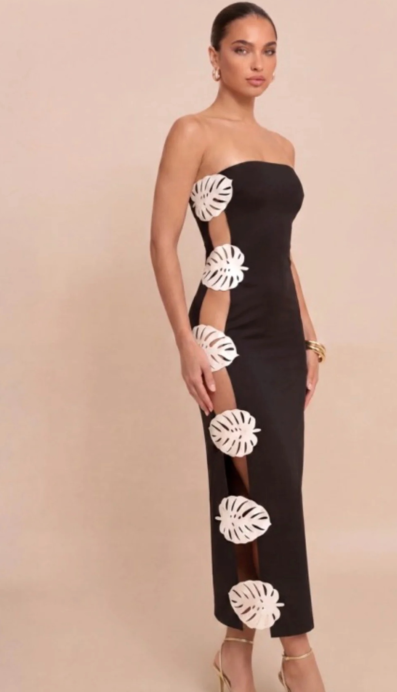 Palms Panel Dress